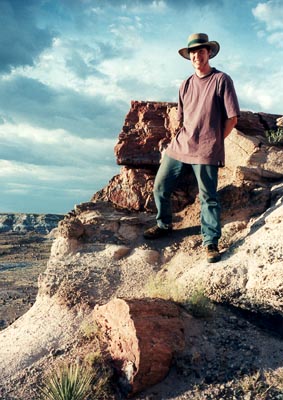 Damian at the Petrified Forest